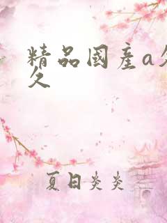 精品国产a久久久