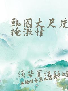 韩国大尺度无遮掩激情