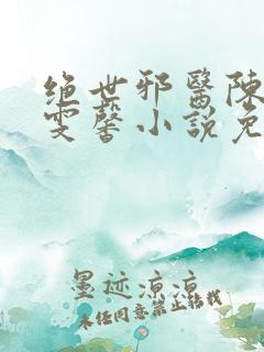 绝世邪医陈叔高雯馨小说免费阅读