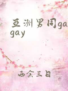 亚洲男同gaygay