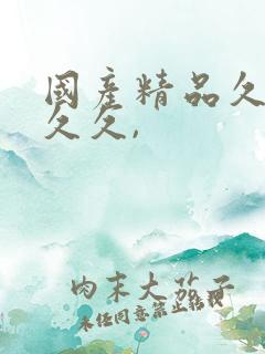 国产精品久久久久久,