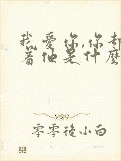 我爱你,你却爱着他是什么歌