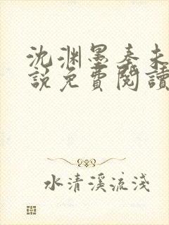 沈渊墨秦未央小说免费阅读最新章节