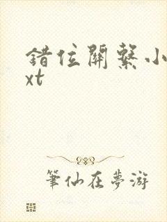 错位关系小说txt