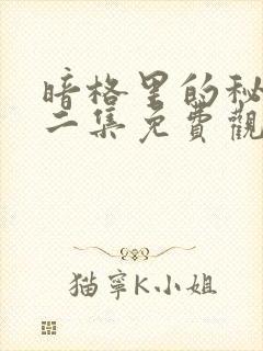 暗格里的秘密第二集免费观看