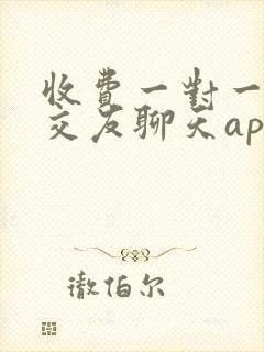 收费一对一视频交友聊天app