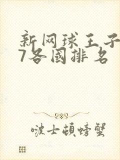 新网球王子u17各国排名