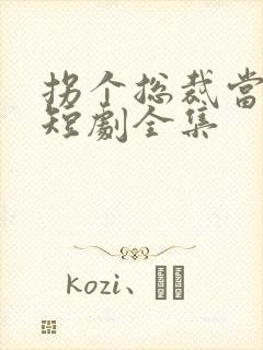 拐个总裁当爹地短剧全集