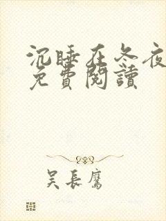 沉睡在冬夜小说免费阅读