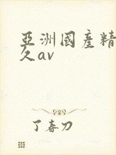 亚洲国产精品久久av