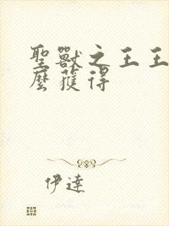 圣兽之王王斧怎么获得