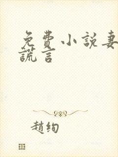 免费小说妻子的谎言