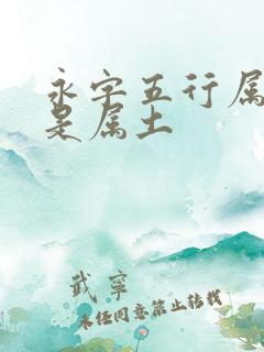 永字五行属水还是属土