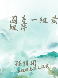 国产一级黄色一级片