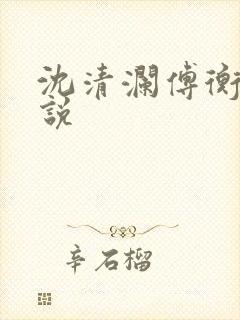 沈清澜傅衡逸小说