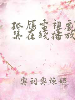 孤雁电视剧45集在线播放免费观看