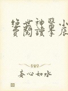 绝世神医小说免费阅读李辰