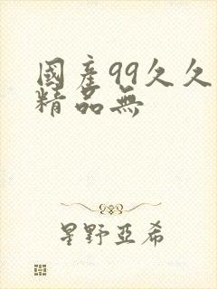 国产99久久久精品无