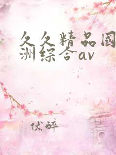 久久精品国产亚洲综合av