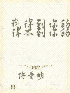 我得到你的人却得不到你的心歌曲