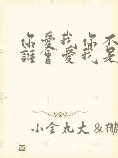 你爱我你不爱我谁会爱我是什么歌