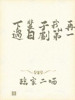 下辈子我再好好过日剧第一季