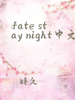 fate stay night中文名