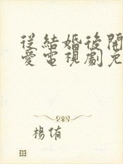 从结婚后开始恋爱电视剧免费观看