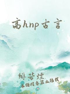 高hnp古言