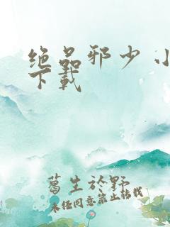 绝品邪少 小说下载