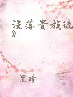 没落贵族琉璃川》