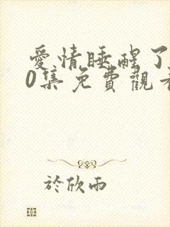 爱情睡醒了第40集免费观看