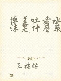 博美吐黄水带泡沫是什么原因