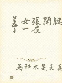 美女张开腿让我了一夜