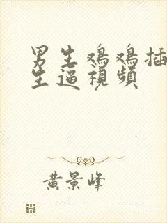 男生鸡鸡插进女生逼视频