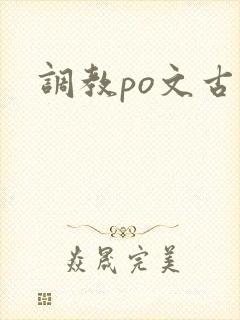 调教po文古言