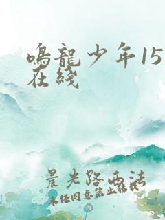 鸣龙少年15集在线