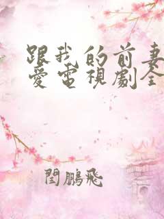 跟我的前妻谈恋爱电视剧全集