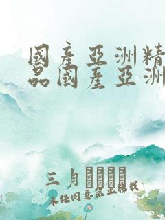 国产亚洲精品精品国产亚洲综合.