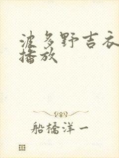 波多野吉衣在线播放