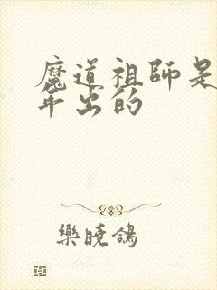 魔道祖师是几几年出的