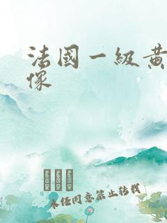 法国一级黄色录像