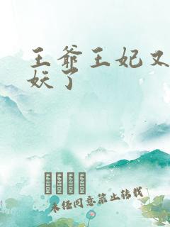 王爷王妃又要作妖了