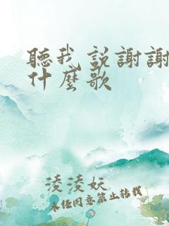 听我说谢谢你是什么歌