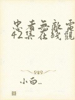 忠者无敌电视剧42集在线观看