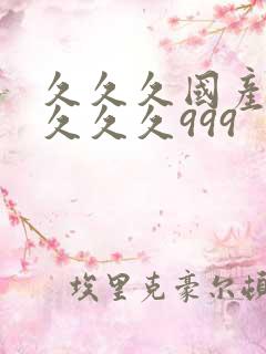 久久久国产精品久久久999