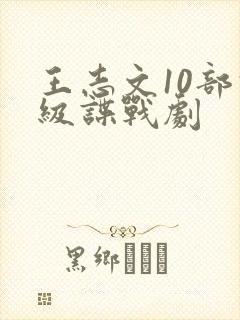 王志文10部顶级谍战剧