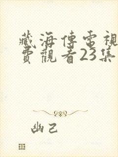 藏海传电视剧免费观看23集