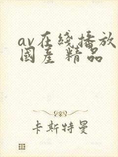 av在线播放 国产 精品