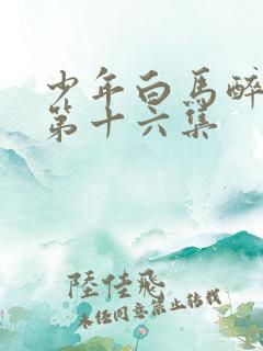 少年白马醉春风第十六集
